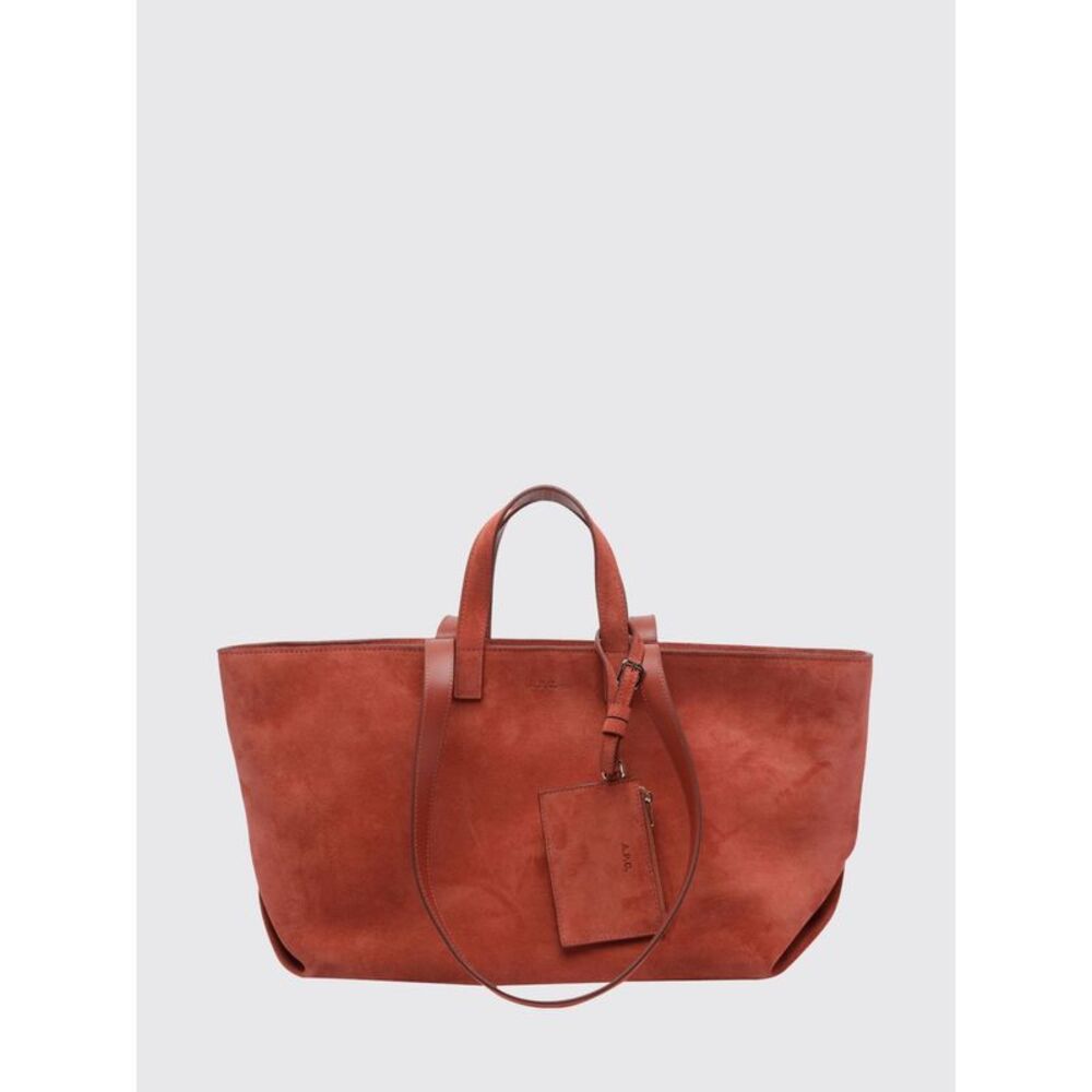 A.P.C. Women Le Drummer Large Suede Tote Bag A.P.C. With Four Handles